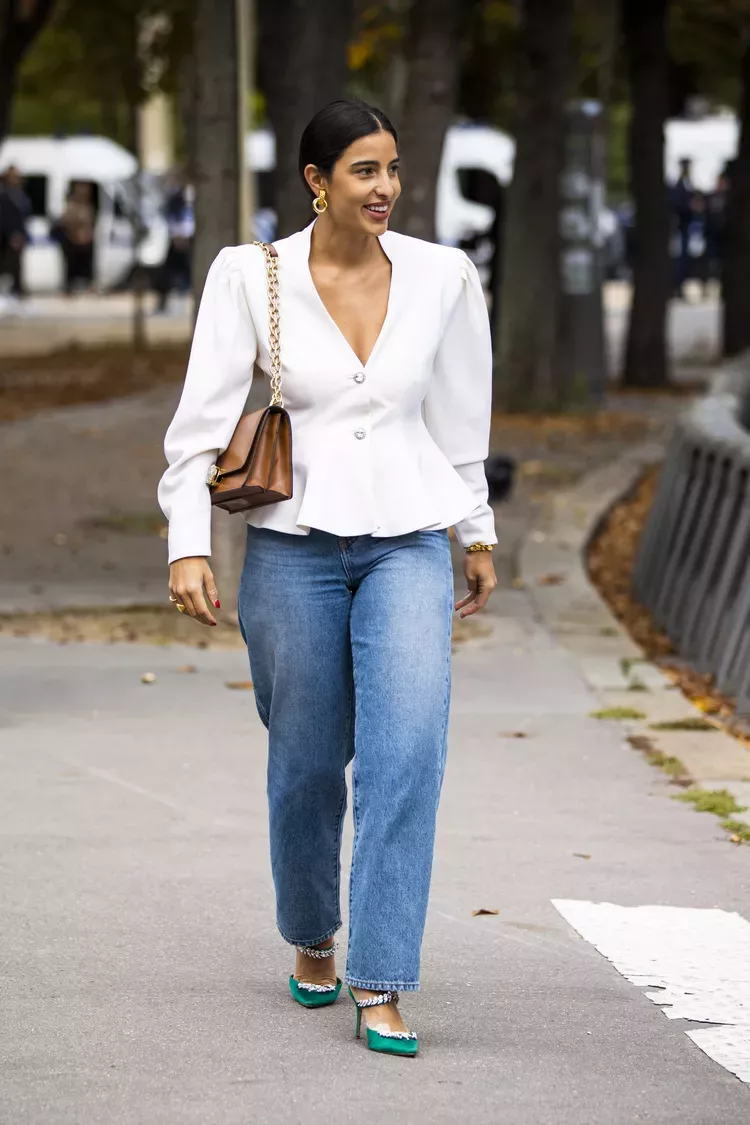 Peplum Top with jeans